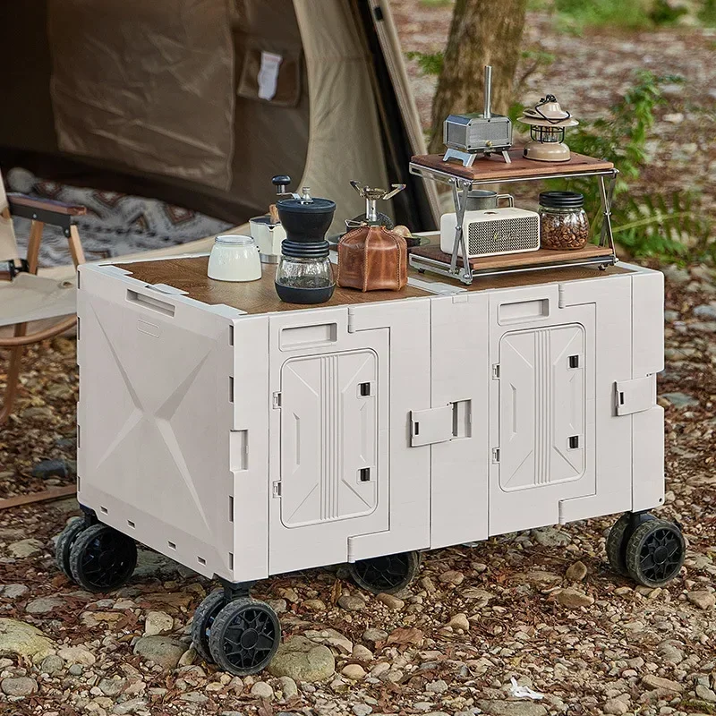 Mesa de piquenique multifuncio - Outdoor Camping Trolley avaliação e preço