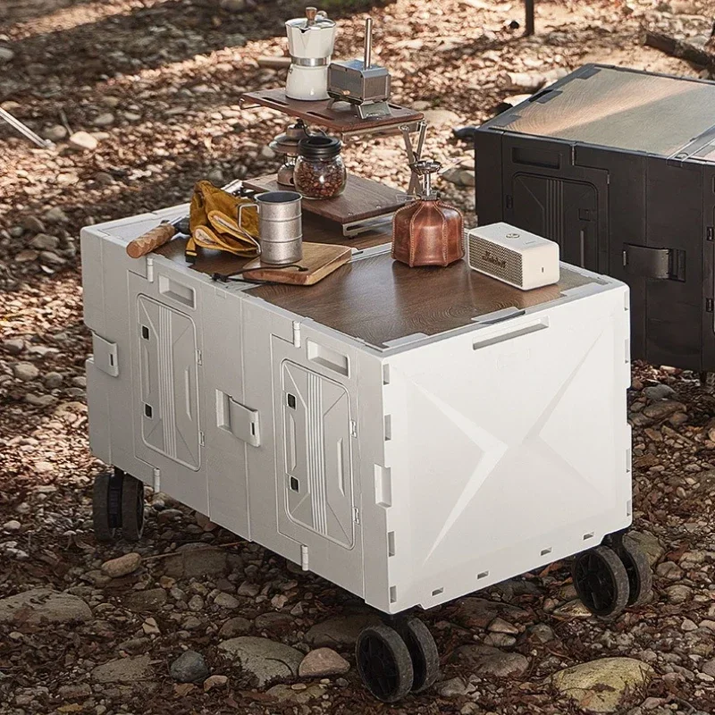 Mesa de piquenique multifuncio - Outdoor Camping Trolley avaliação e preço