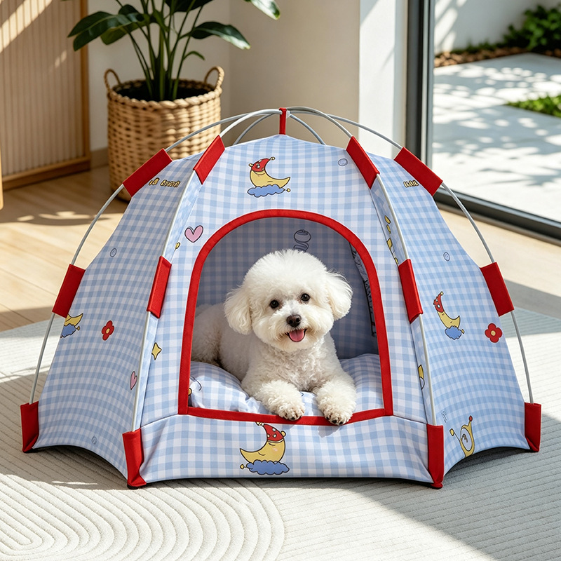 Tenda para cães e cama para ga - Outdoor Camping Dog Bed avaliação e preço